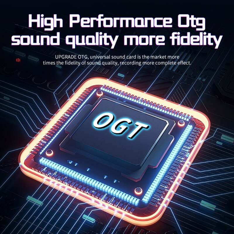 X9 MINI Computer External Mobile Phone Sound Card Recording Repair Tone Mixer T21A