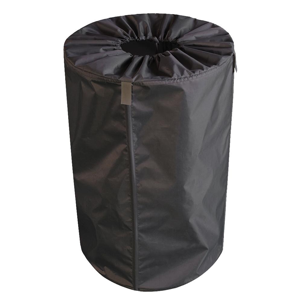 30L Garden Waste Bags Waterproof PE Coating Heavy Duty Clothing Bag Reusable Collapsible Yard Garage Waste Container/Leaves Bin: Black