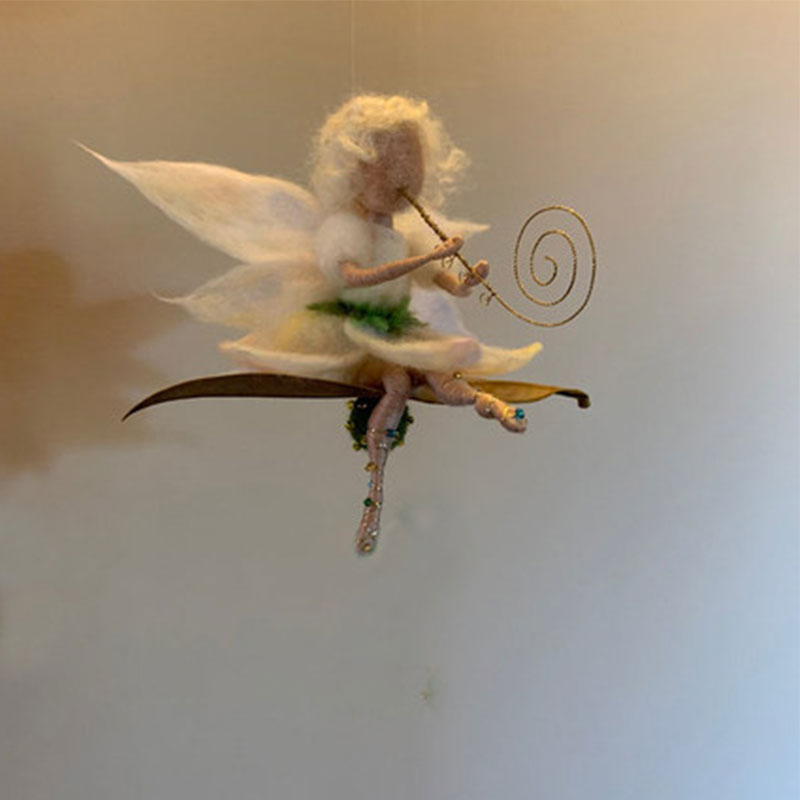 Jiwuo Cute Little Fairy Wool Felt Craft DIY Non Finished Poked Set Handcraft Kit for Needle Material With Instructions: 3