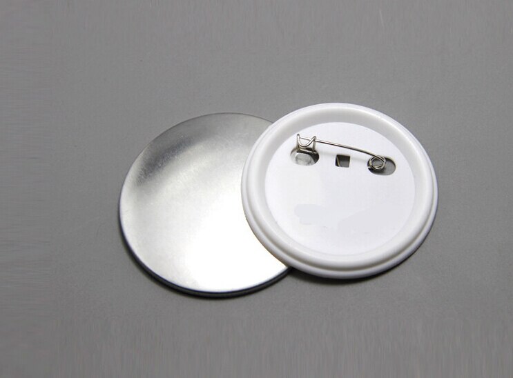 pin button 25mm(1") pin badge metarail plastic and metal badge pin 500pcs
