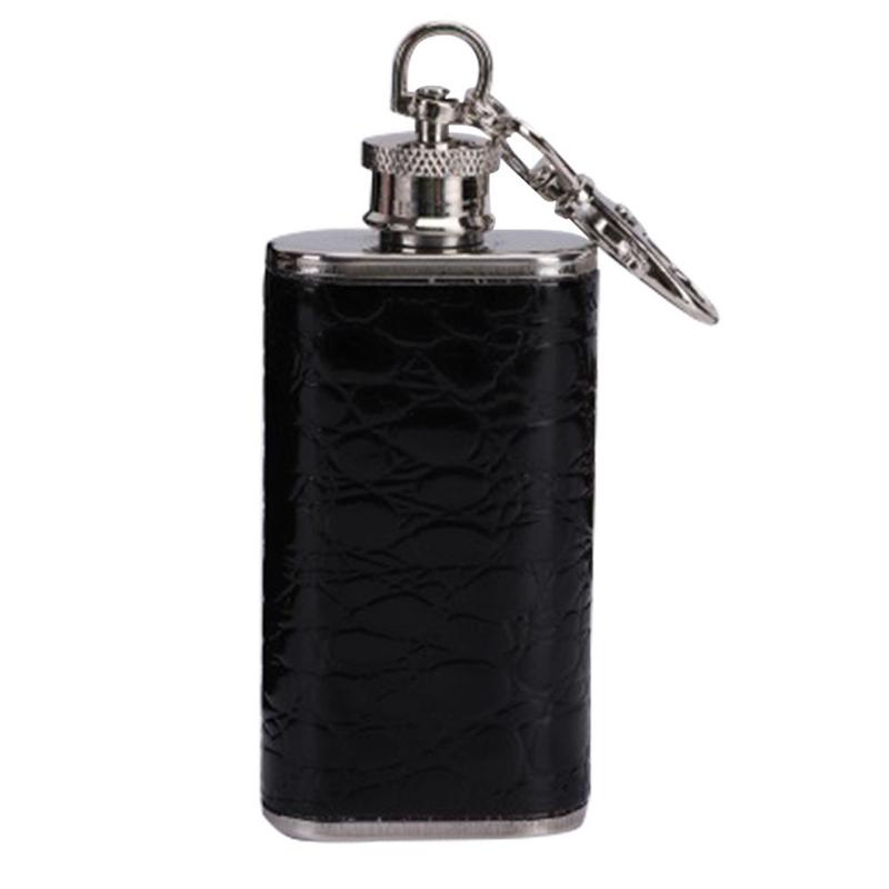 Butelka biodrowa ze stali nierdzewnej w stylu brytyjskim-przenośne termos ze stali nierdzewnej likier Whisky alkohol czapka lejek Drinkware butelka 1-2oz