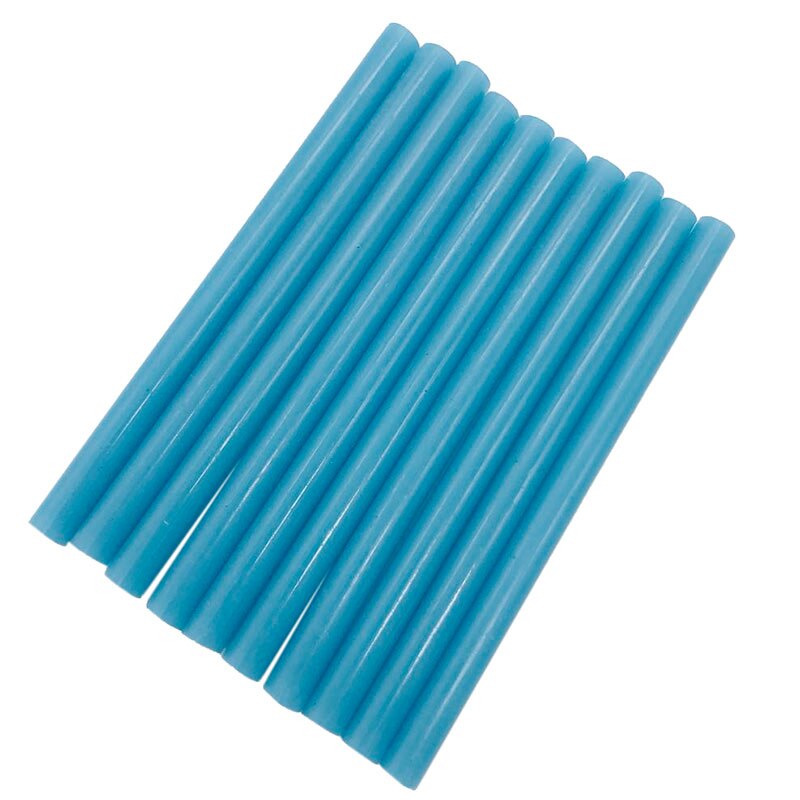 DIY 10 Pcs Blauwe Kleur 7mm Melt Lijm Sticks Hoge Viscositeit Voor Elektrische Lijmpistool Car Audio Craft reparatie Sticks Lijm Seali