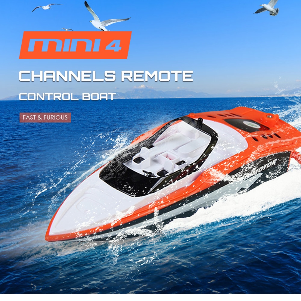 3392M 2.4GHz Rechargable Mini RC Boat Electric Sport High Speed RC Boat Remote Control Boats For Children Toys Kids