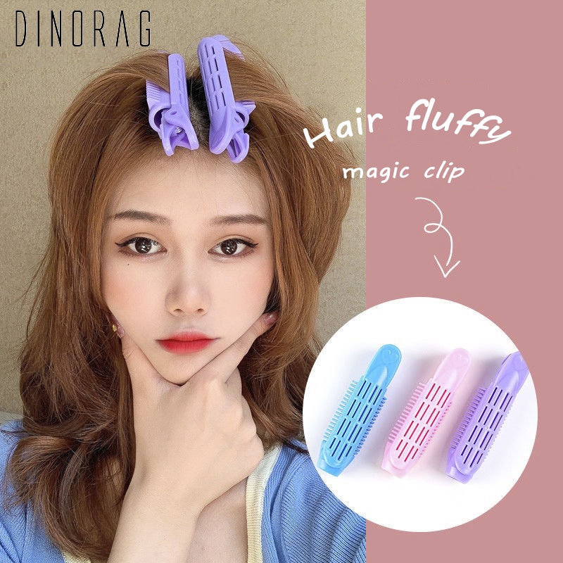 Dinorag 3/Pcs Hair Curler Clips Klemmen Wortels Perm Staven Styling Rollers Pluizig Haar Tools Draagbare Magic Curling Haar voor Vrouwen