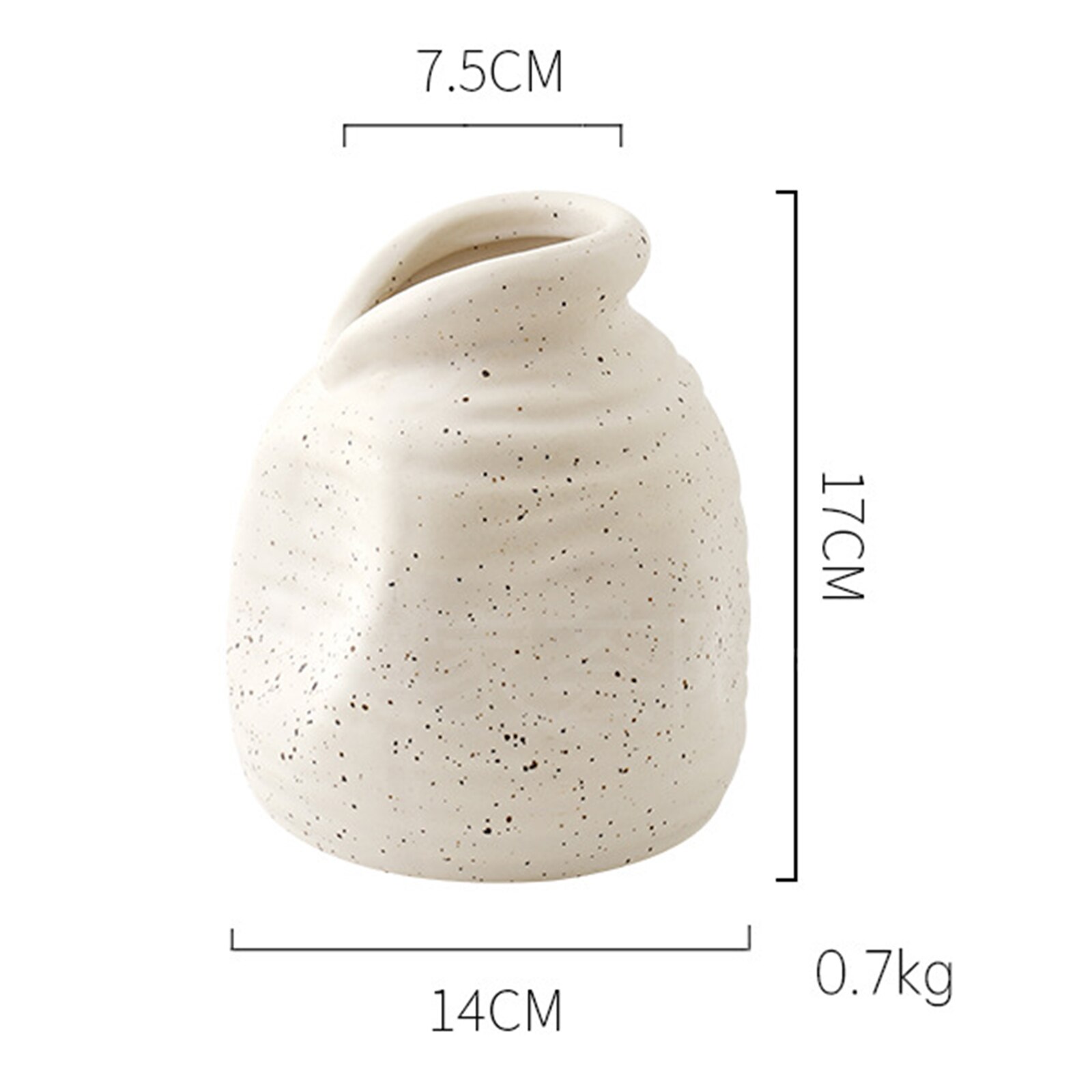 Florero de cerámica de estilo nórdico, jarrones de brotes Zen para el hogar, estante para decoración de mesa, centros de mesa, soporte para plantas de estudio de Yoga: F