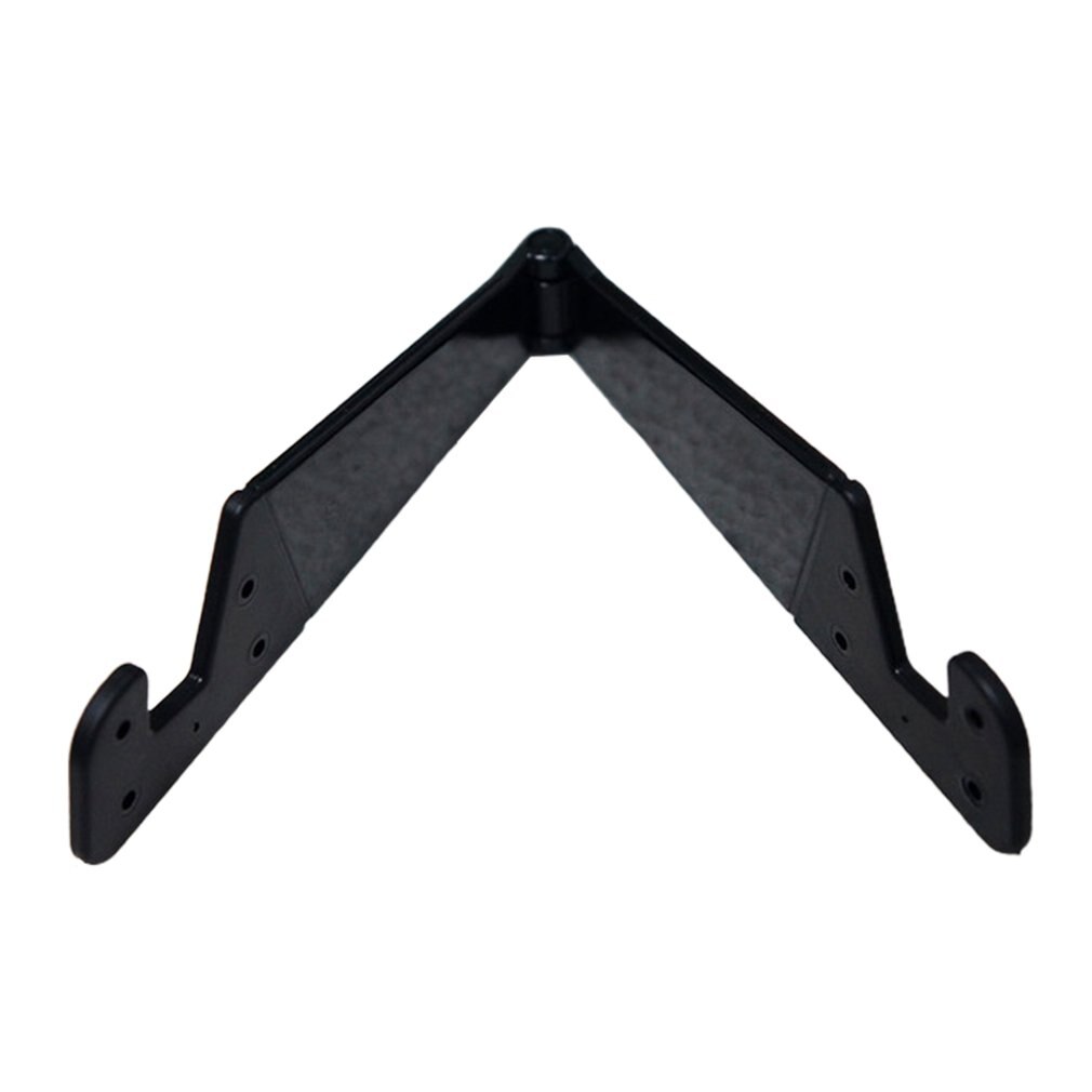 Low price Universal Desktop Folding V-shaped Mobile Phone Stand Colored V-shaped Lazy Stand Base: Black