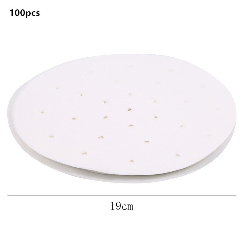 30-50Cm Ronde Dumplings Mat Steamer Papier Hick Siliconen Stoomboot Non Stick Pads Lucht Friteuse Stoomboot Liner Keuken levert: 475198