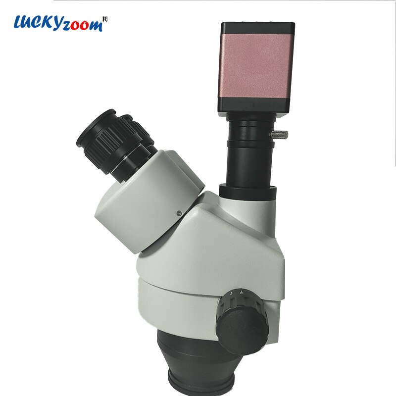 Lucky Zoom Stereo Microscope Camera Adapter 1X C-Mount Adapter For Trinocular Microscope Digital CCD USB Camera CTV Accessories