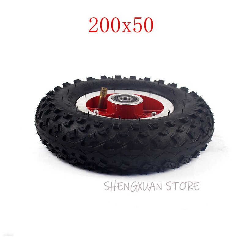 8 inch Electric Scooter Tyre With Wheel Hub 200x50 tire Electric Vehicle Aluminium Alloy Wheel 8''x2''Pneumatic tyre wheels