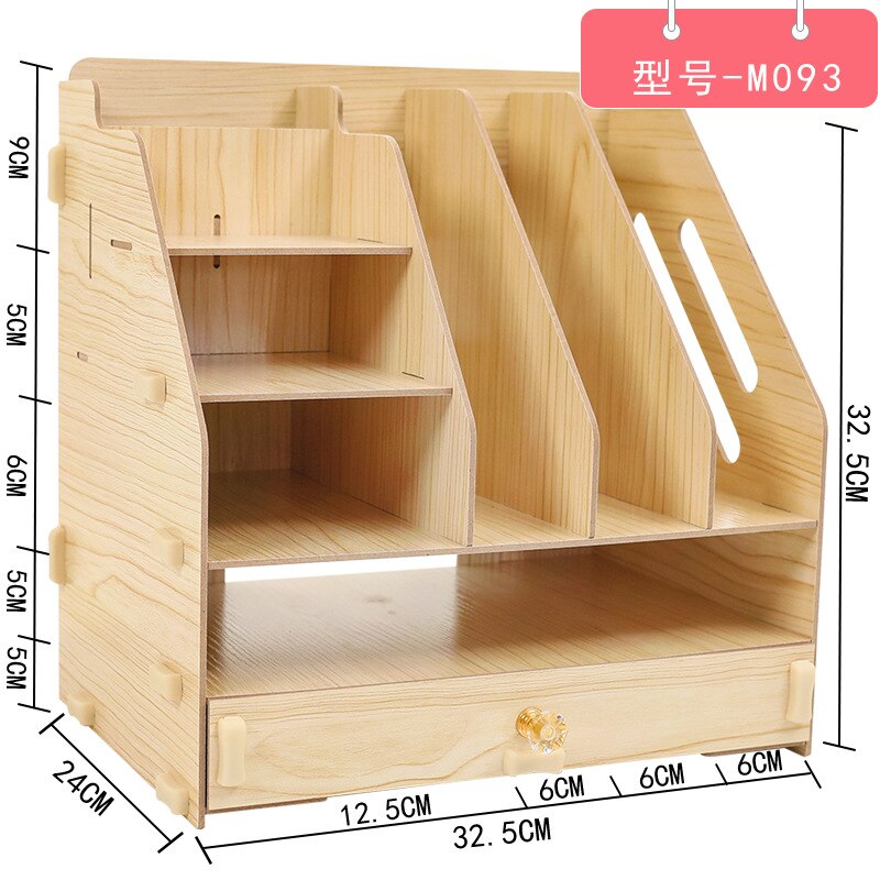 Træ opbevaringsboks blyant skrivebord vakuum kabelstyring kabel organizer skrivebord arrangement stationære forsyninger opbevaring organizer: M093