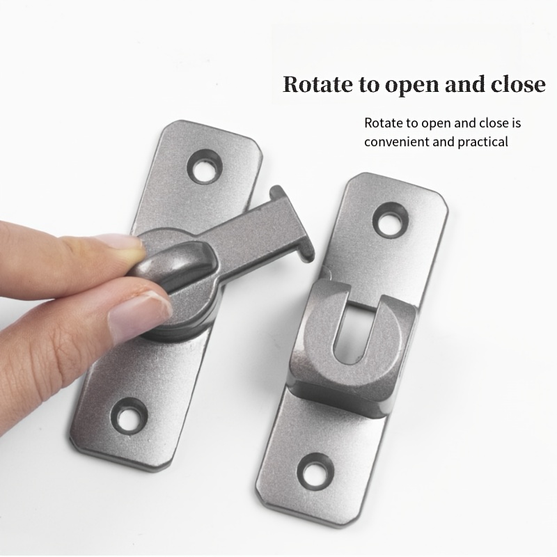 Chiusura per porta Chiusura a scatto universale addensata senza trapano Chiusura per porta di sicurezza antifurto Serratura per armadietto del bagno Chiusura per porta della finestra