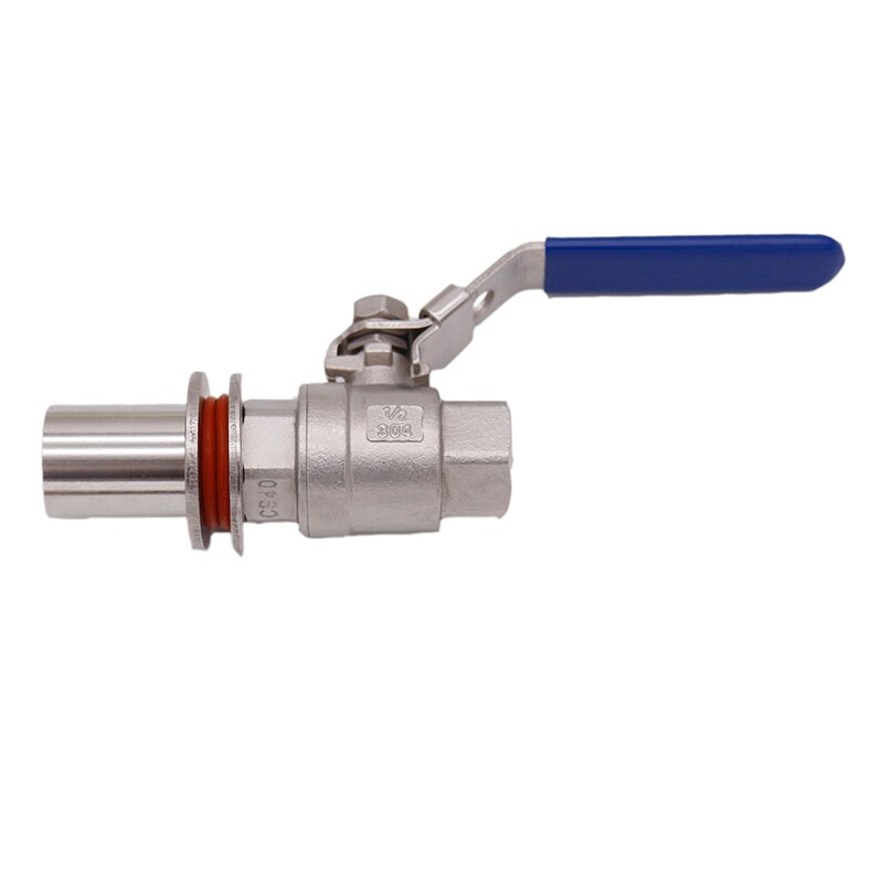 Homebrew Bier Brouwketel Weldless Kogelkraan Kit 304 Roestvrij Staal 1/2 "NPT Volledige Port Brewer Hardware