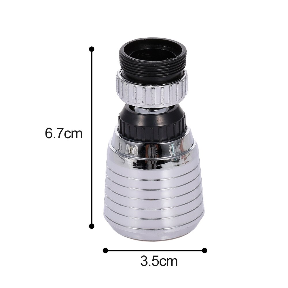 Luz LED para grifo de agua, grifo de agua móvil, cambio de color múltiple automático, grifo de agua para baño de cocina