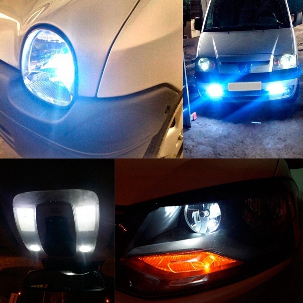 Canbus-luz Led para coche, luz blanca, azul, roja, amarilla, verde, T10 5smd 5050, accesorios de decoración para coche