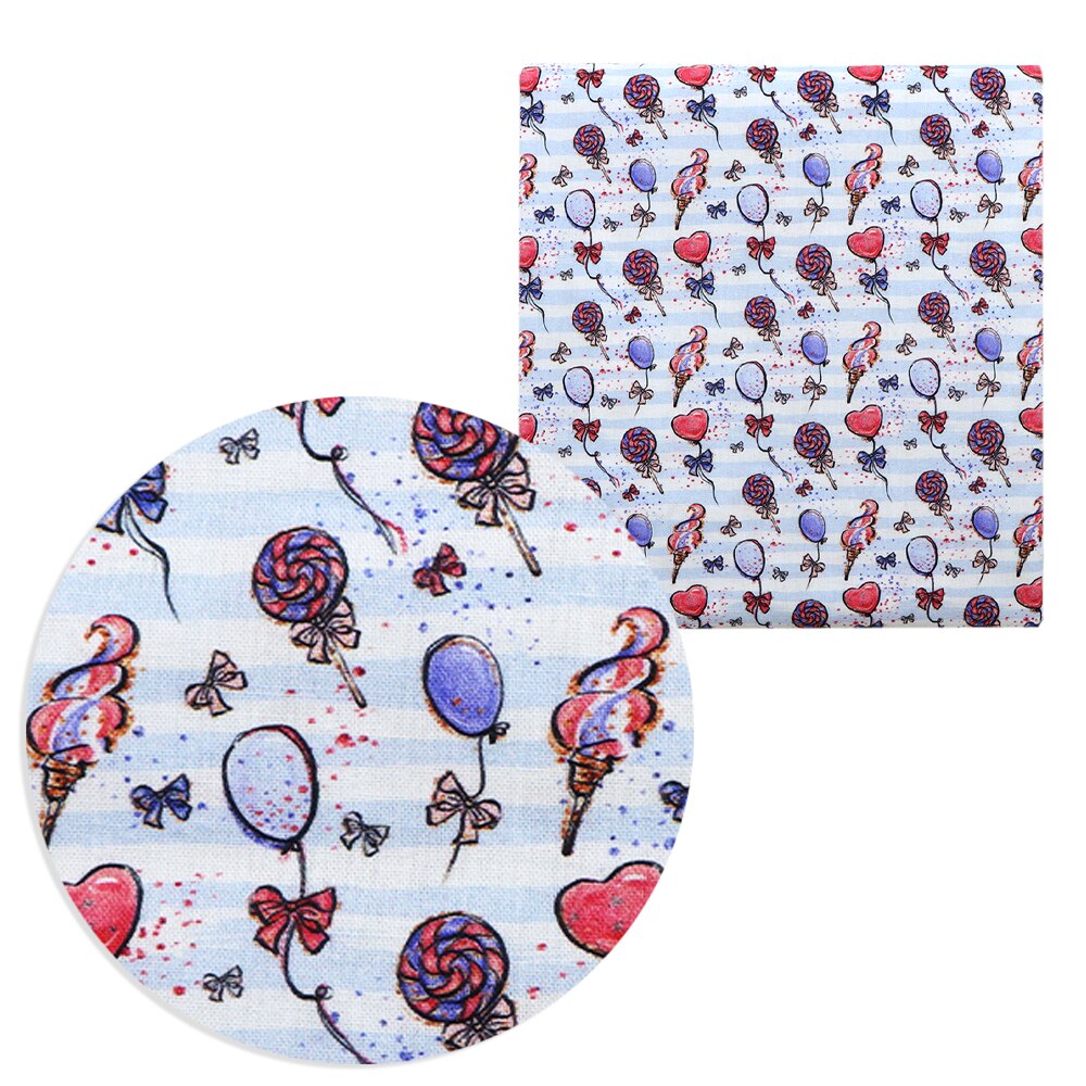 Fourth of July Printed 100% Cotton Fabric Patchwork Sewing Quilting Fabrics Needlework For Tissue DIY Cloth Sew Dress,1Yc17706: 1088299