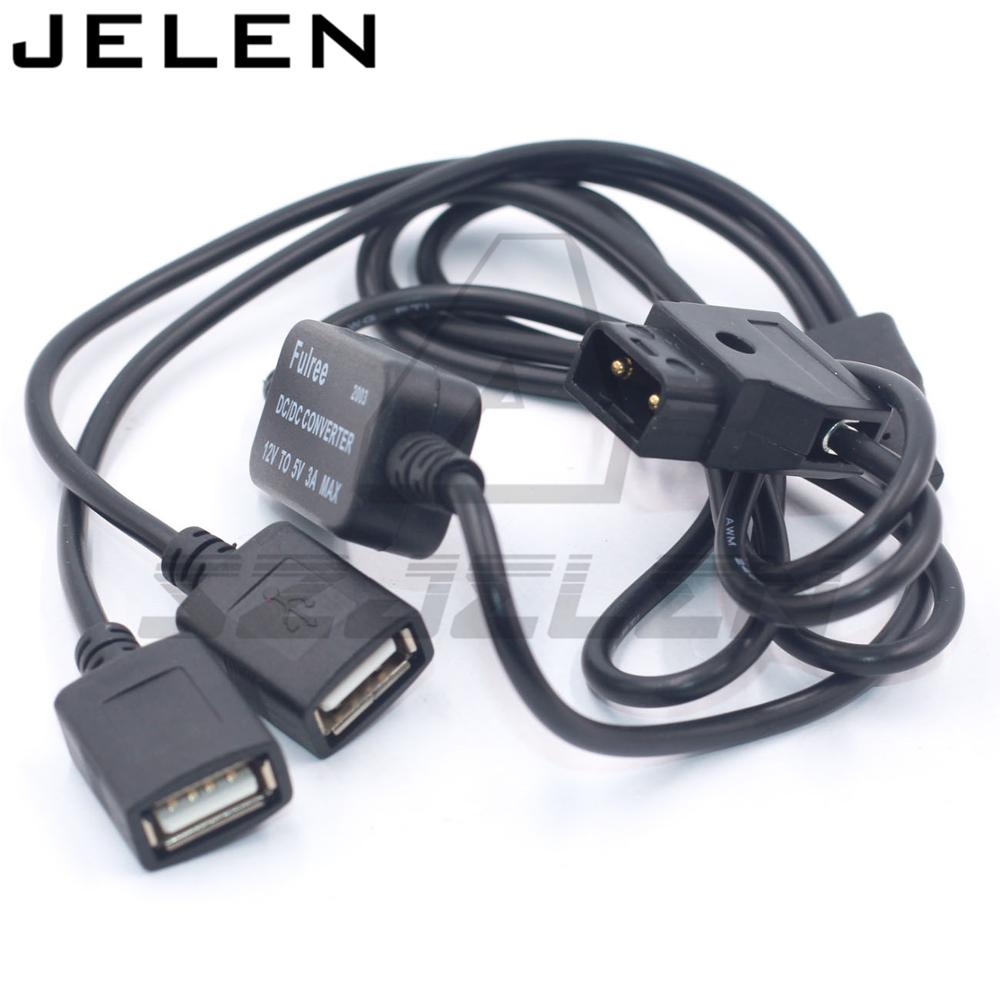 D-Tap naar USB Power Tap 14.8 V D-tap naar 5 V 2A USB DC Power Adapter telefoon Oplader