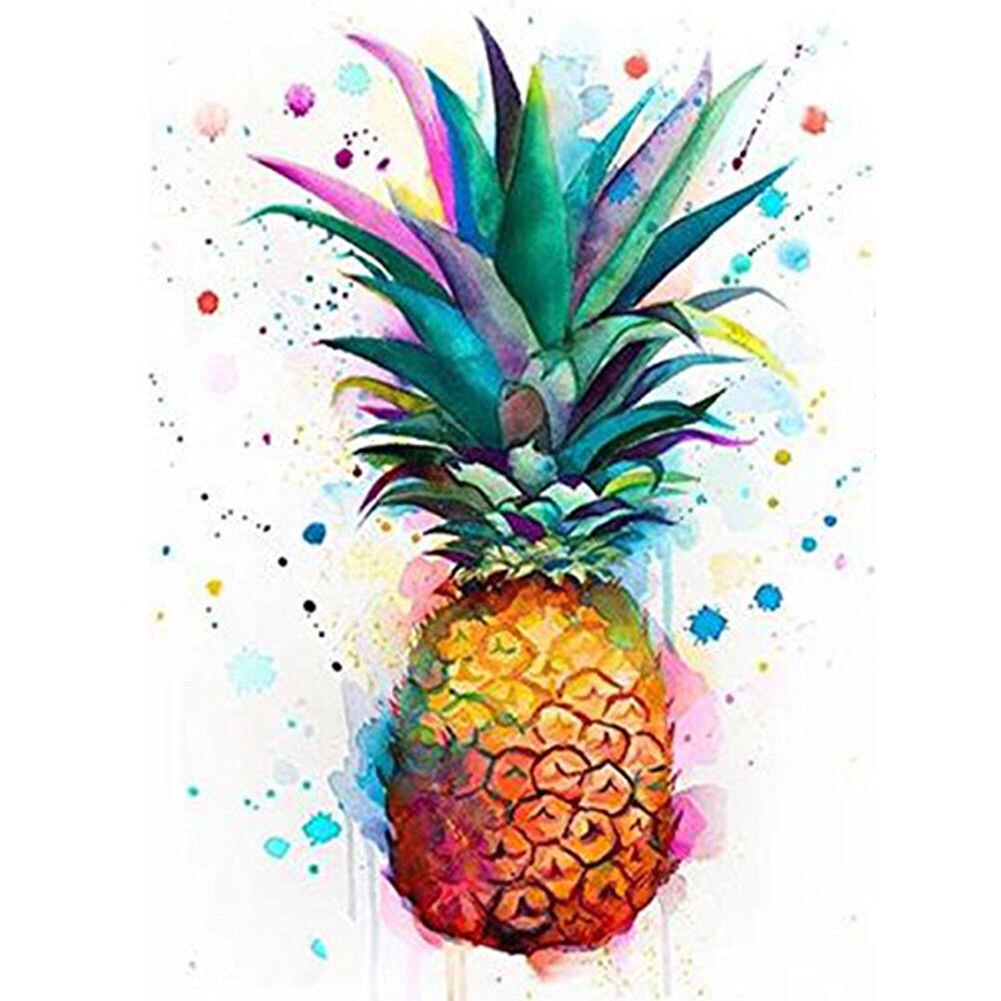 Cnim ananas diamant målning full borr 5d diy rhinestone broderi kit 30 x 40cm