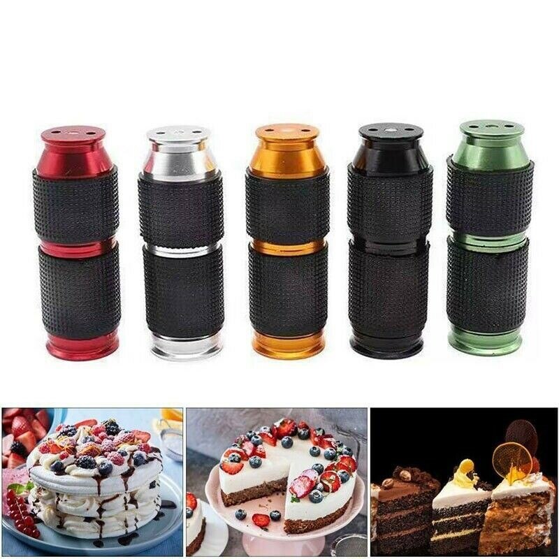 Portable Whipped Cream Cracker Dispenser Mini Rubber Grip Safe Gas Canister Dispenser Whipping Cream Dessert Gadget Kitchen Tool
