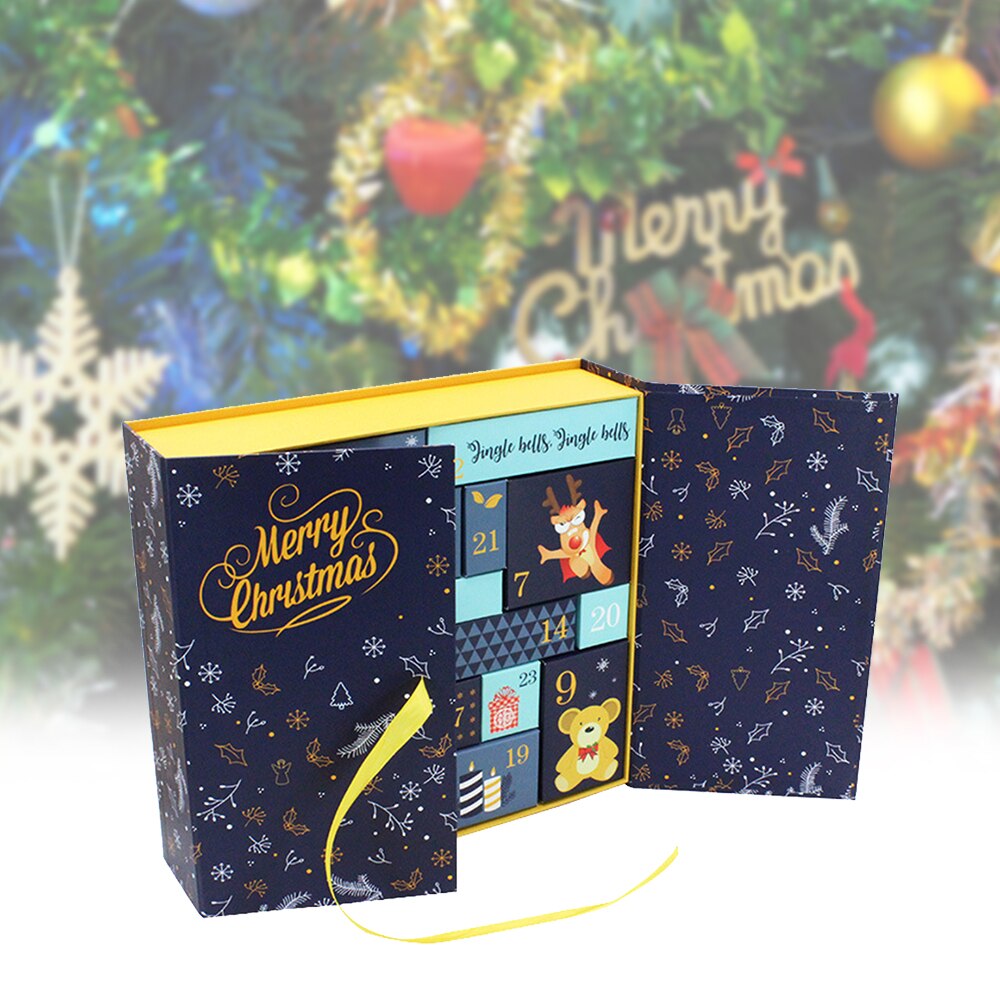 Christmas Box Countdown Calendar Box Beautiful Christmas Countdown 24 Drawers Creating Festival Atmosphere