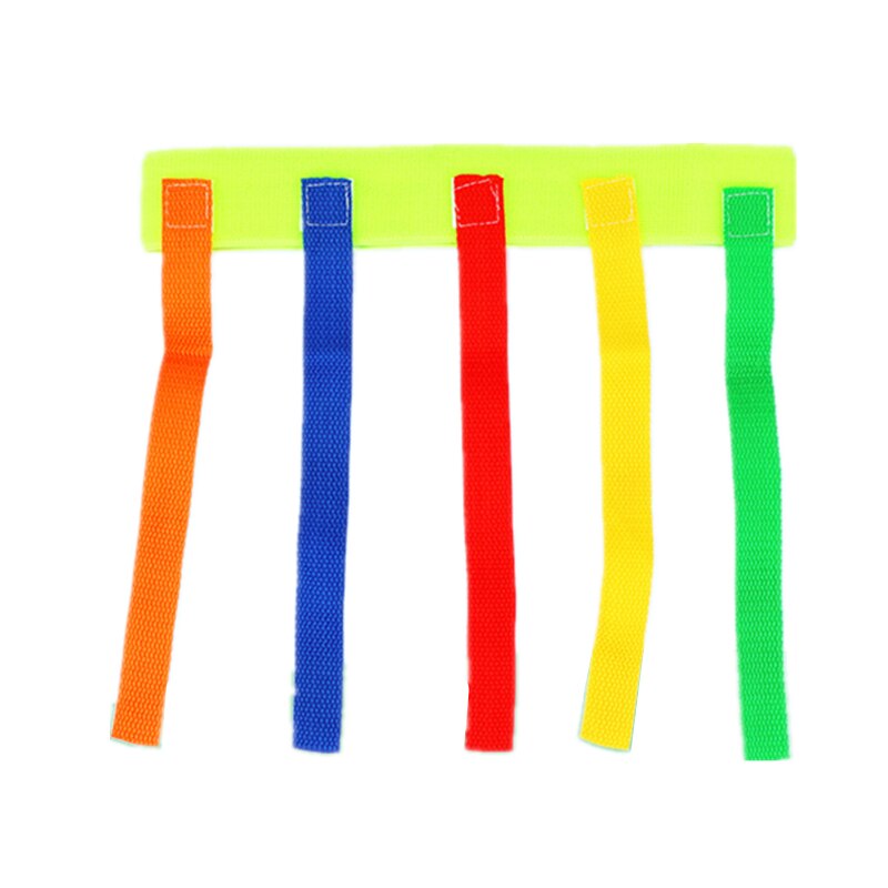 Kids Funny Outdoor Game Catching Tail Training Equipment Toys For Children Adult Kindergarten Boys Girls Teamwork Sport Game Toy: Yellow