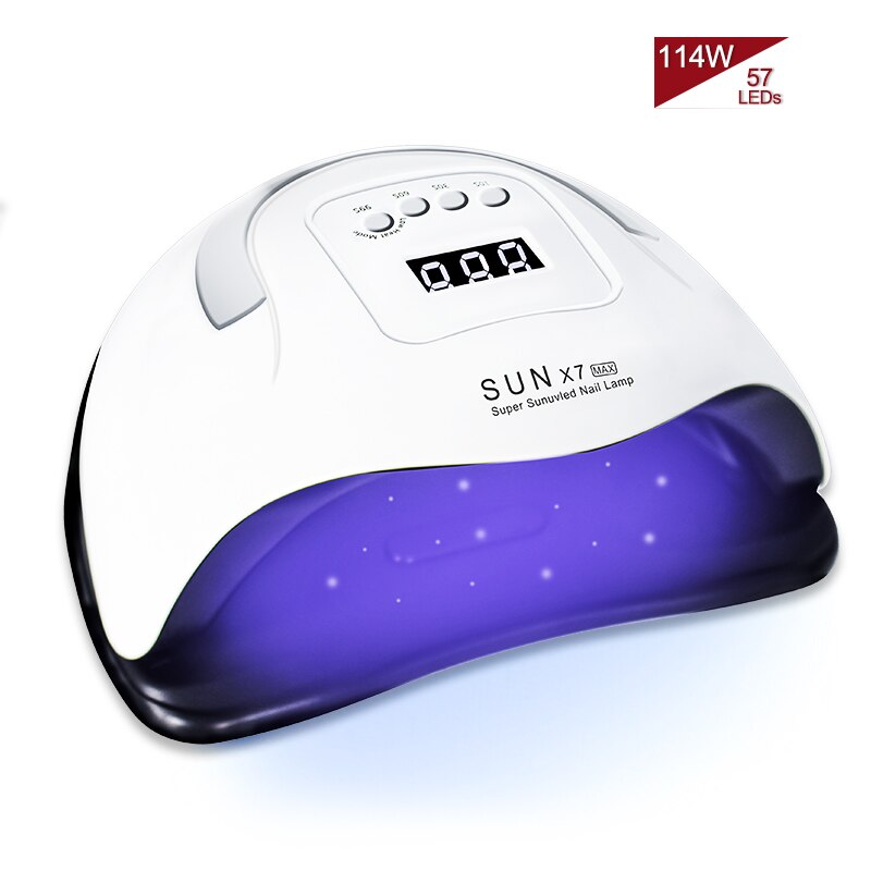 Manicure Set and Electric Nail Drill Machine with 114W UV Led Nail Lamp Drying Nail Set 30/20/18/10 Colors UV Nail Polish Kit