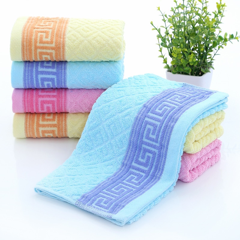 Badhanddoek Gezicht Handdoek 100% Katoen Zacht Katoen Schoonheid Handdoek Badkamer Producten 35X75Cm Handdoeken