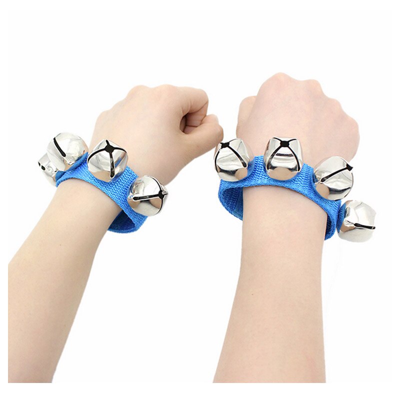 2Pcs Newborn Baby Rattle Toys Jingle Hand Bell Wrist Bracelet Developmental Toys For Kids Toddlers 0 6 12 13 24 Months