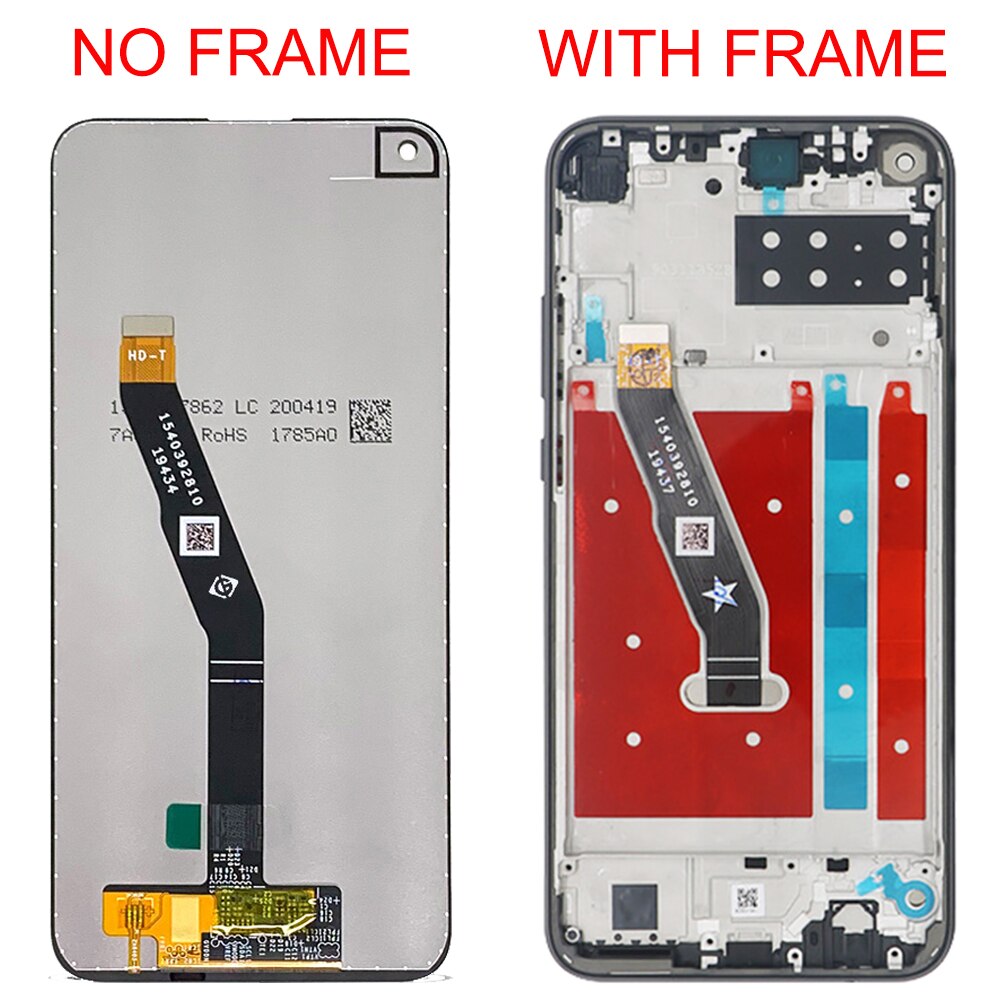 6.39 Inch Voor Huawei P40 Lite E ART-L29 / Y7p ART-L28 Lcd Touch Screen Digitizer Vergadering Met frame