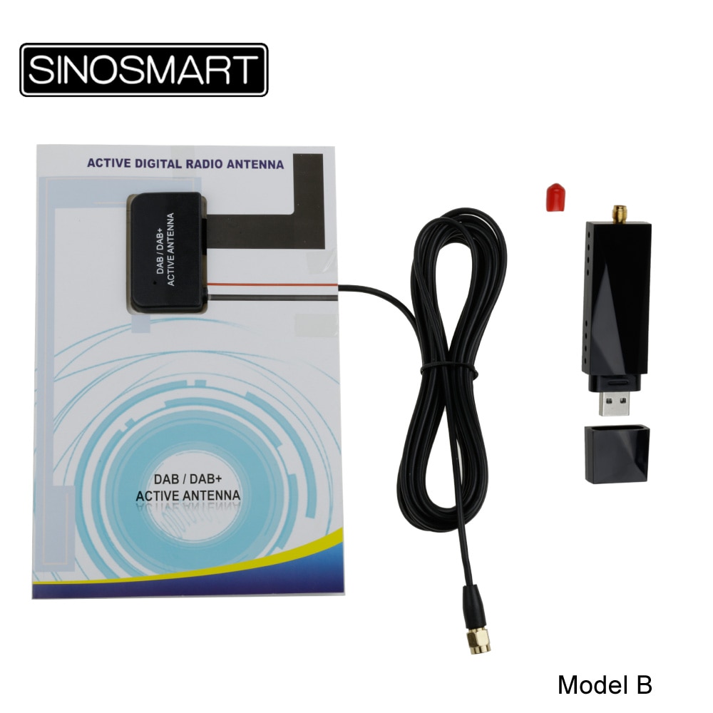 SINOSMART Universele Hoge Gevoeligheid Auto USB DAB Radio Ontvanger met ingebouwde APK voor Andriod Auto DVD Navigatie Speler