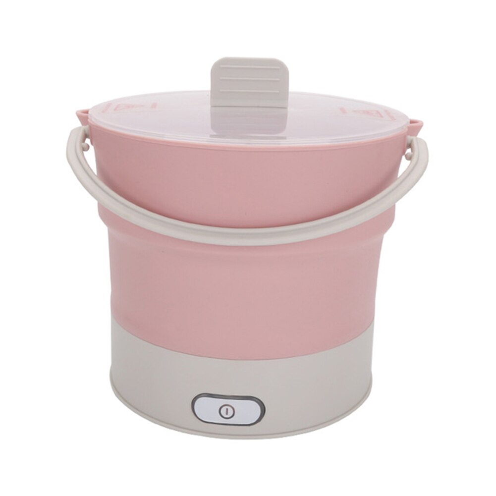 Draagbare Vouwen Stoomboot Pot Stoven Koken Mini Pan Siliconen Waterkoker: UK Plug