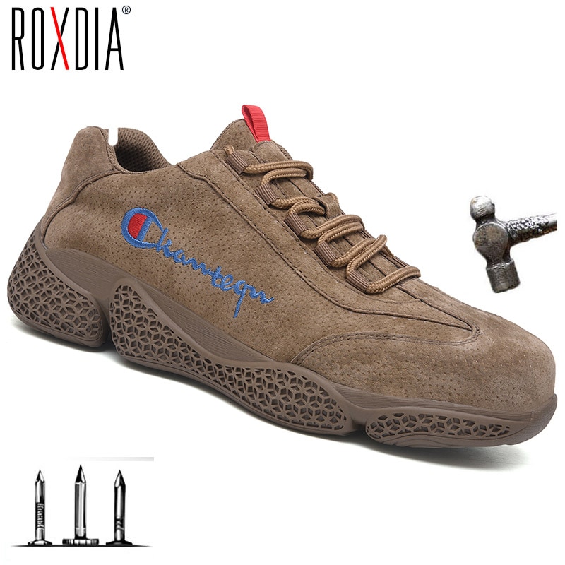 ROXDIA Labor protection shoes men's comfortable, breathable, antiskid work shoes, anti smashing and anti piercing RXM217