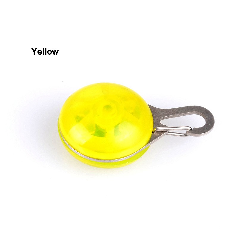 Led Pet Puppy Kraag 1Pcs Veiligheid Pet Licht Hanger Hond Gids Lichten Gloeiende Security Ketting Huisdier Lichtgevende Helder Huisdier levert: Yellow