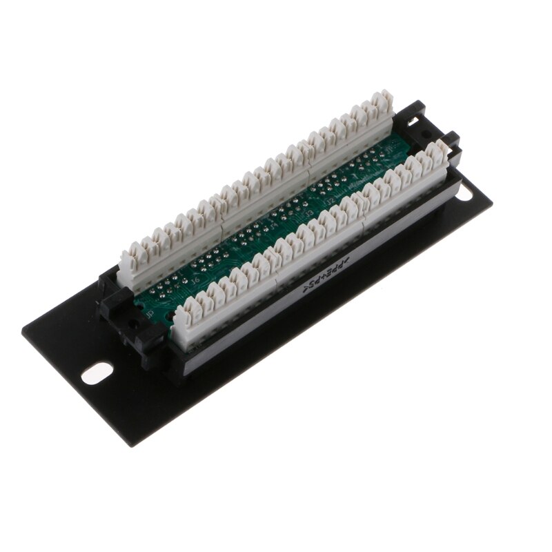 Network Tool Kit 6 Port CAT5 CAT5E Patch Panel RJ45 Networking Wall Mount Rack Mount Bracket