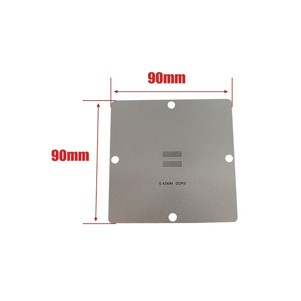 BGA Universal Reballing Stencils PS4 90x90mm with Template Jig for SMT SMD Chip iPhone Mobile Reworking Rpairing Station Tool