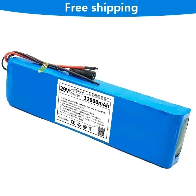 29V 7S4P 12Ah 18650 Lithium Battery Pack Rechargeable Battery Battery 15A BMS+29.4V Charger DIY Production