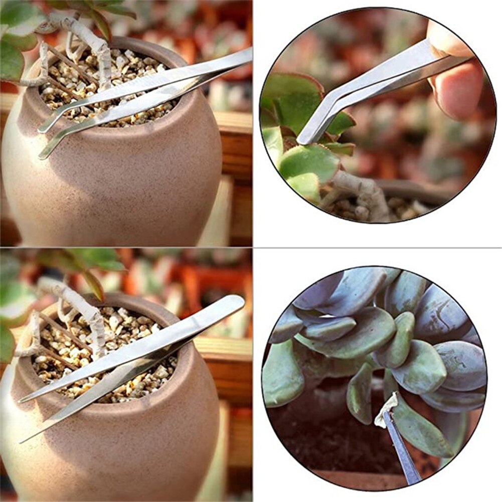14 Pieces Succulent Plants Tools Mini Gardening Hand Tool Set for Transplanting Digging Pruning Watering Bonsai Plant Care Tools