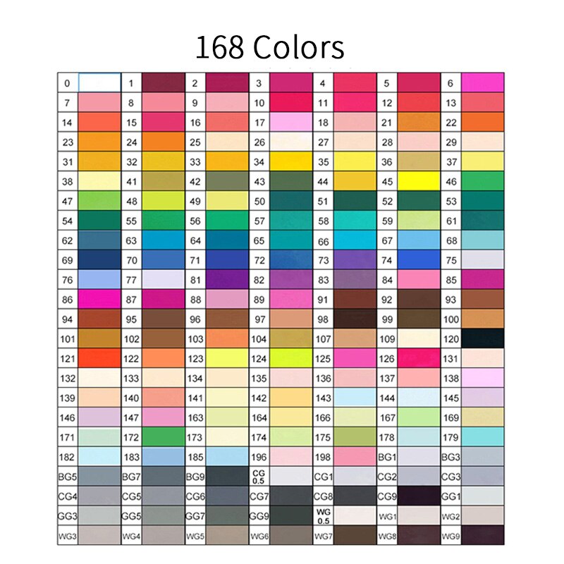 Touchthree 36/48/60/80 Colors Markers Set Manga Drawing Markers Alcohol Based Sketch Felt-Tip Brush Pen Art Supplies