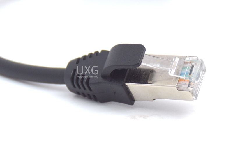 15cm rj45 lyhyt kaapeli uros-naaras ruuvi paneelin kiinnitys ethernet lan verkkojatkokaapeli  rj45 naaras uros kaapeli 30cm/60cm