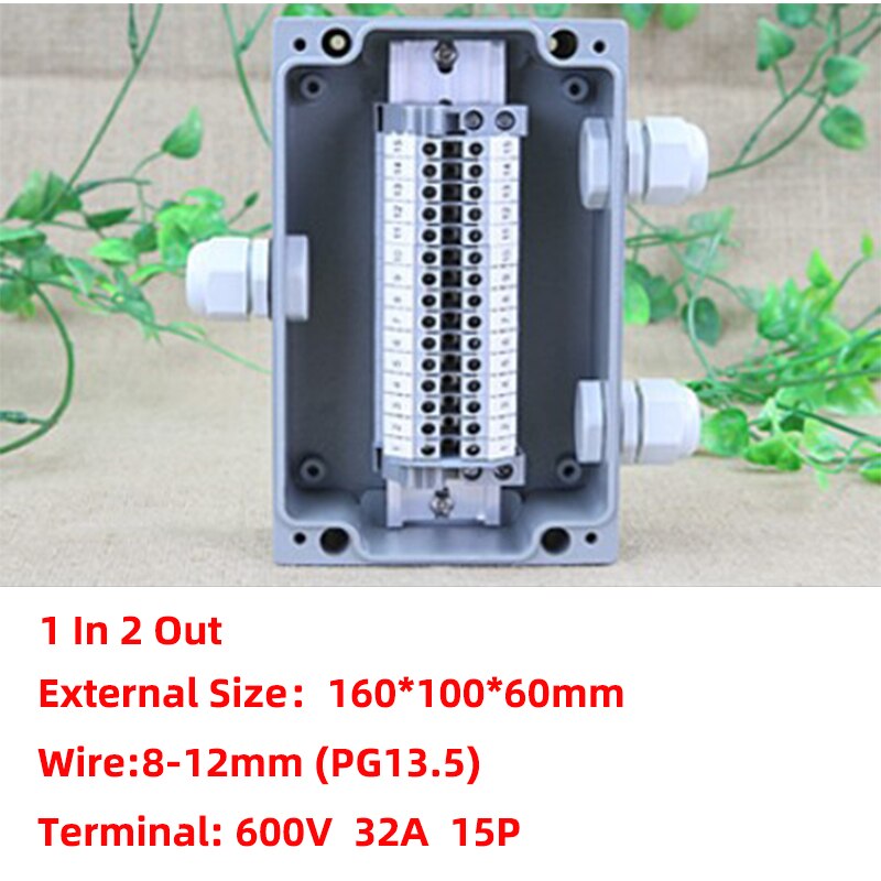 Aluminum Enclosure Project Box IP66 Outdoor Waterproof Junction Box Electrical Threading Case DIY Sealed Dustproof &amp; Rain Case: VT26-1C2-UK