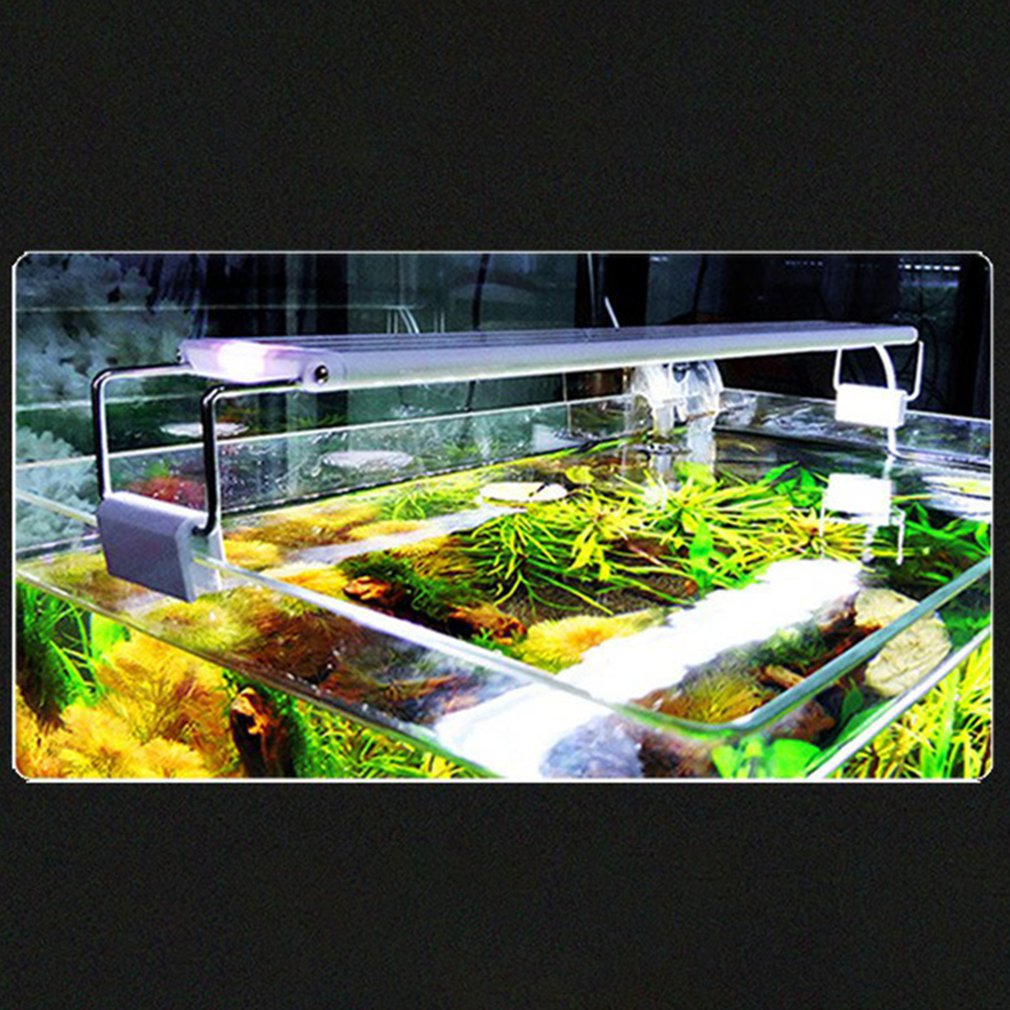 Quarium Light Stand Led Aquarium Light Glass Cylinder Aquarium Aquatic Led Sea Water Bracket Light