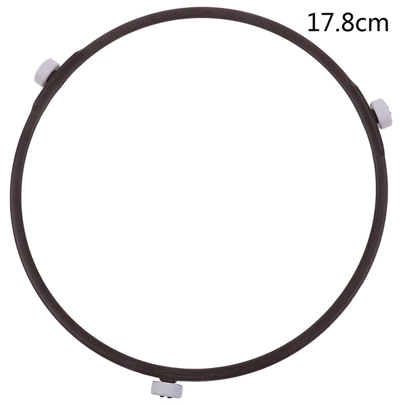 1Pc PPS Mikrowelle Plattenspieler Halterung Kreis Rotierenden Ring Unterstützung Rolle Halterung Glas Basis Platte Tablett Halfter Stehen: klein