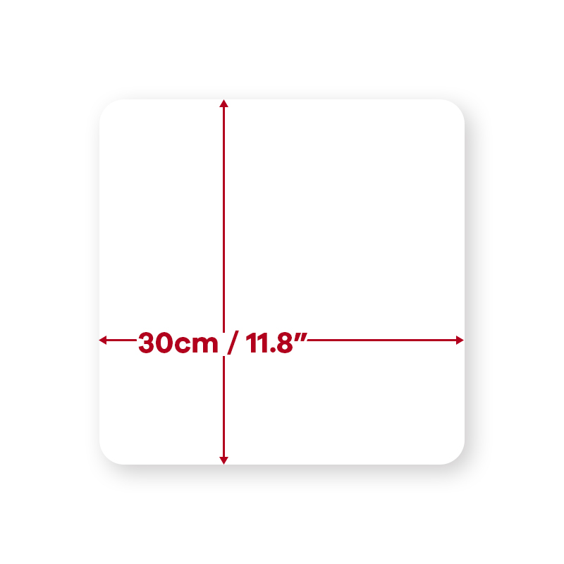 TENWISH Acrylic Reflection Board 40cm for Water Mirrored Effect Tabletop Jewelry Watch Still Life Shooting Props Studio Gadget: 30x30cm White