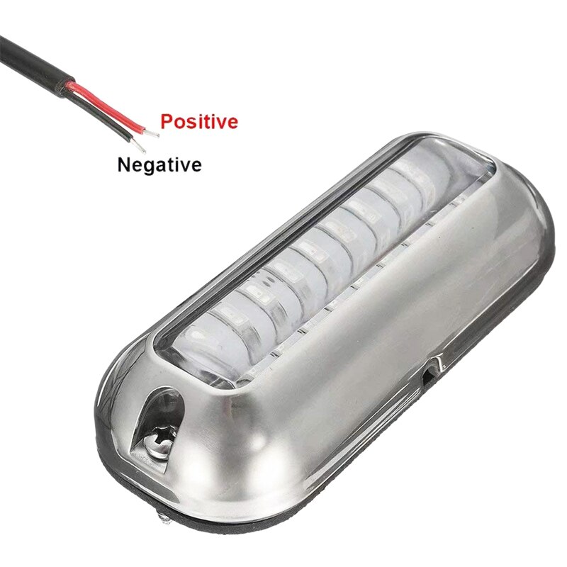 2 stuks 42 led boot afvoer verlichting boot spiegel verlichting blauw onderwater ponton marine verlichting