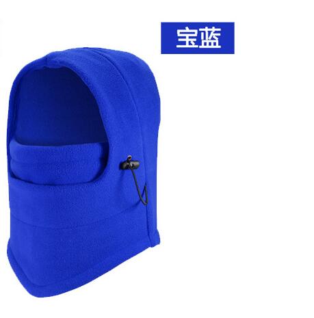 Winter Warm Fleece Beanies Hats for Men Skull Bandana Neck Warmer Balaclava Face Warmming Wargame Cap Special Forces Unisex Hat: BLUE kid 10-15