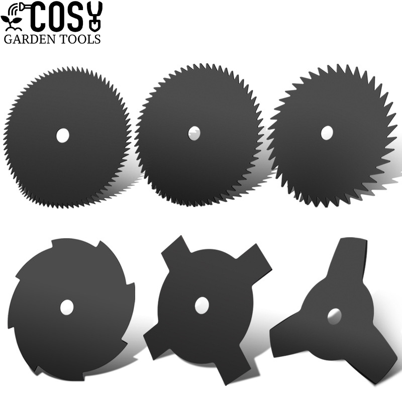 Mangaan Staal Zaagblad 3/4/8/40/60/80 Tanden Voor Bosmaaier Struik Hout Cutter accessoire Gras Trimmer