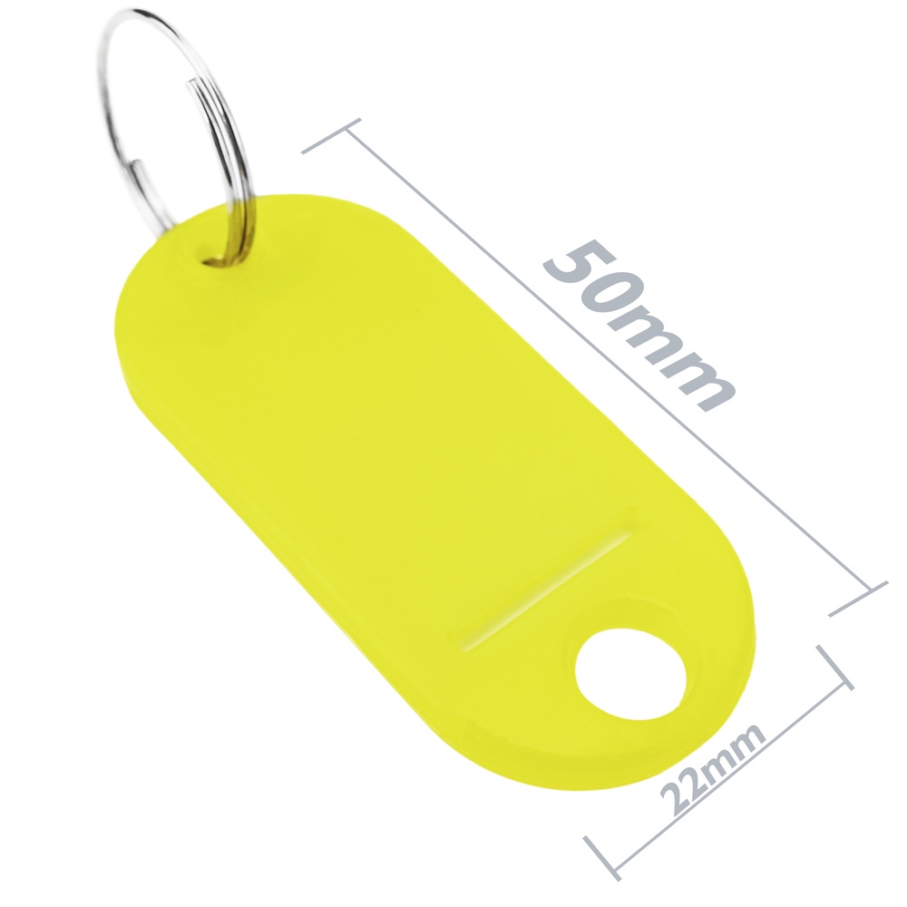 Primematik-Multi-color Id Tag Sleutelhanger Voor Sleutels 100 Pcs
