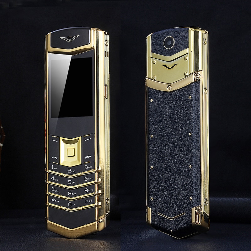 2g gsm ontgrendelingsbalk luxe bt-draaiknop metalen behuizing fm-camera handtekening senioren mobiele telefoon enkele sim goed signaal  k8+  russische sleutel