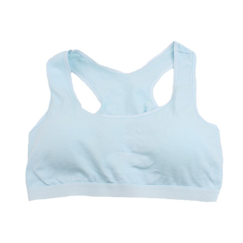 Ropa interior deportiva para niños y niñas, chaleco con sujetador de esponja de realce, ropa interior deportiva para carreras #40: Sky Blue