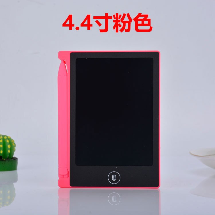 4.4 Inch LCD Writing Tablet Board Kids Writing Pad Drawing Painting Graphics Board Child Creativity Imagination: pink