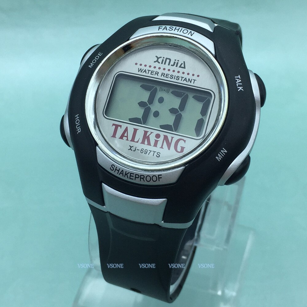 Espagnol parler montre pour les aveugles et les personnes âgées Sports électroniques parler montres